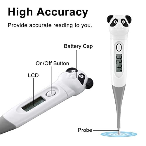 Digital Thermometer, Accurate Oral Underarm Rectal Temperature