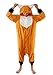 SAZAC Fox Kigurumi - Onesie Jumpsuit Halloween Adult Costume (One Size)