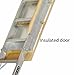 Louisville Ladder AA229GS Elite Aluminum Attic Ladder 350 Pound Capacity 22.5-Inch by 54-Inch Opening Ceiling Height 7-Foot-9-Inches to 10-Foot