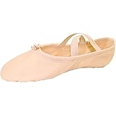 Danzcue Adult Split Sole Canvas Ballet Slipper