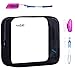 SMARTOOF TSA Approved Toiletry Bag | Clear Makeup bag | Travel Bag | Water Resistant Airline 3-1-1 Carry On Compliant Bag + Toothbrush Cover