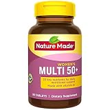 Nature Made Multi For Her 50+ Multiple Vitamin and Mineral, 90 Tablets (Pack of 3)