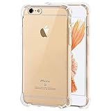iPhone 6 Case, iPhone 6S Case, MoboZx | Premium Reinforced TPU | Crystal Clear | Flexible Slim Protective Anti-Slippery Scratch Resistant Advanced Shock-Proof TPU Gel Bumper, For iPhone 6/6s (Clear)