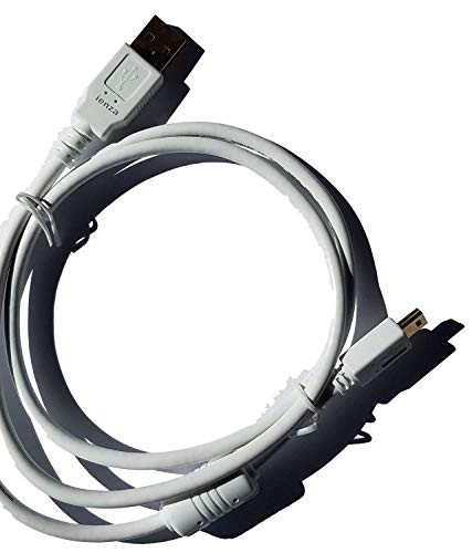 ienza White Replacement USB PC Charge Power Cable Cord for Texas Instruments TI 84 Plus CE, TI-Nspire CX and TI-Nspire CX CAS, TI 84 Plus C Silver Edition Graphing Calculators