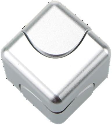 Hot Sale! Metal Fidget Spinner TOPUNDER Safe Tri Fidget Cube Figet Spinner Metal Finger Focus Toy ADHD Autism Toy For Kids Adults Birthday Gift (Silver)