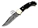Buffalo Horn 6.5'' 100% Handmade Damascus Steel Folding Pocket Knife 100% Prime Quality