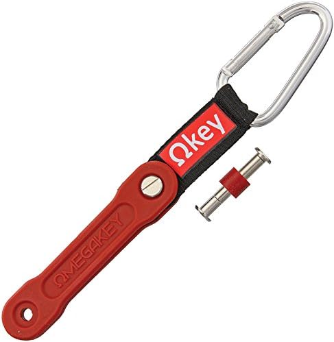 OMEGAKEY OMG01R Key Organizer Knife, Red
