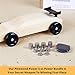 Weights for Pinewood Car Derby - Tungsten 4 oz Power Bundle - 3 oz Premium Tungsten Incremental Cylinder Weights + 1 oz Putty Weight - Designed for Pine Race Car Builders - Ultra High Density