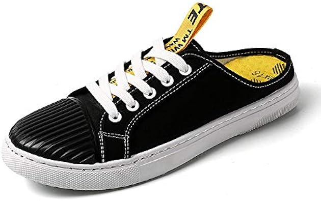 Amazon スフォン かかとなし スニーカー スリッポン メンズ キャンバスサンダル スリッパ カジュアル靴 歩きやすい おしゃれ Sfy12 スリッパ ルームシューズ
