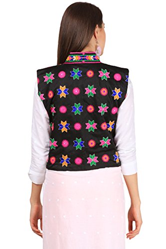 vastraa fusion women's cotton ethnic jacket