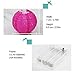 AceList 20 LED Lantern String Lights - Durable, Waterproof, and Battery-Powered Outdoor Decorative Lighting for Parties, Holidays, and DIY Projects. Perfect for Patios, Gardens, Weddings and Camping