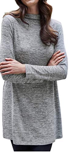 [- holidaysuitcase Ladies Plus Size Loose fit A line Long Jersey Tunic  -]