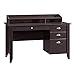 Sauder 409733 Shoal Creek Desk, L: 53.15' x W: 23.47' x H: 36.26', Jamocha Wood finish