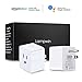 Smart Plug - 2 Pack Lampwin 2018 New Design Wifi Smart Plug Adapter Outlet Socket Works with Amazon Alexa Echo Dot and Google Assistant for Smart Home Automation