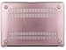 MOSISO Plastic Hard Case & Keyboard Cover & Screen Protector Compatible with MacBook Air 11 Inch, Pure Light Pink Gold