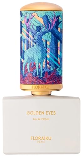 Floraiku Golden Eyes 2-Piece Set for Unisex, (1.69 Oz Eau De Parfum Spray + 0.3…