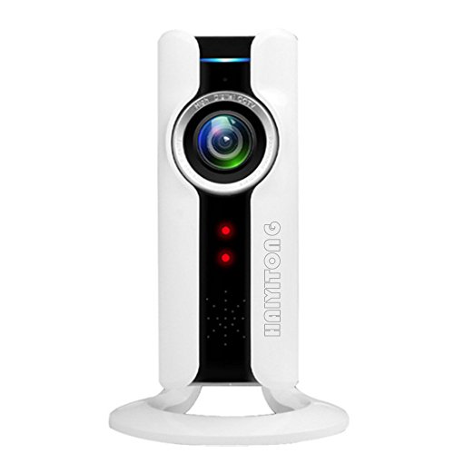 VR 180° Panoramic Camera, HAIYITONG Wireless Network Surveillance Camera Wifi Home 1080p HD, Two-way Talk, Watch-house