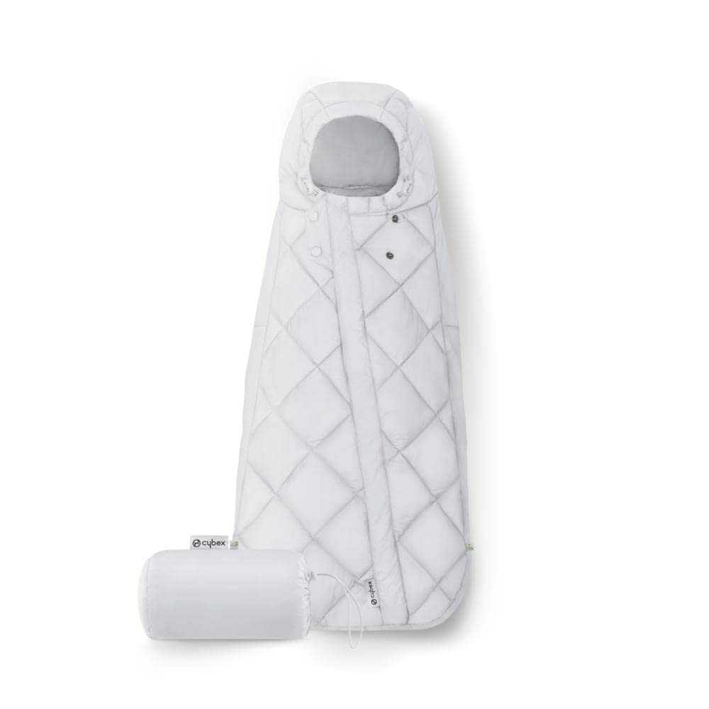 CYBEX Gold Footmuff Snøgga Mini 2, For Baby Car Seats, From Birth to approx. 24 Months, TOG 4, Lava Grey
