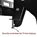 Happyjoy ±15° Tilting TV Wall Mount Bracket for 23-55 Inch Samsung Sony LG VIZIO Sharp LED/LCD/Plasma TVs Max VESA 400mmx400mm,165lbs Capacity Super Strong with Bubble Level Included