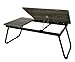 Reclaimed Dark Grey Black Laptop Desk Stand Foldable Large Size Portable Adjustable Tilting Home and Office Lap Desk Bed Tray