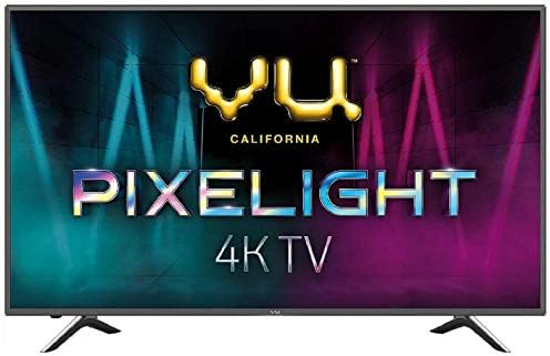 VU 138 cm (55 inches) Pixelight 4K HDR Smart LED TV 55QDV (Black) (2019 Model)