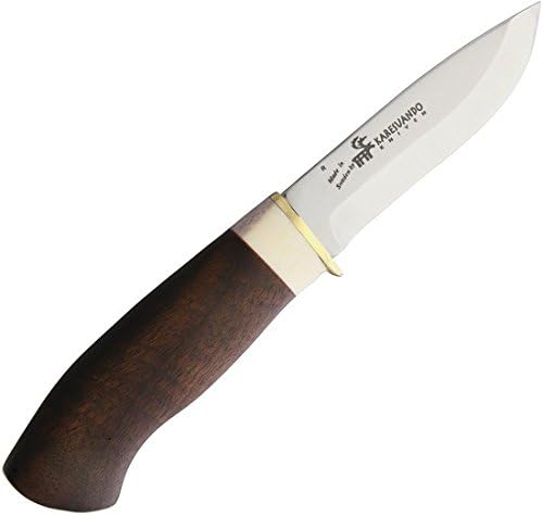 Karesuando Kniven KAR3586W Walnut/Antler Fixed Knife w/3.875" Sandvik Blade