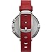 Pebble Time Round 14mm Smartwatch for Apple/Android Devices - Silver/Red (Renewed)