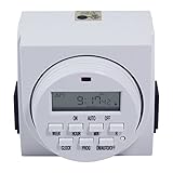 Urban Farmer Weekly 7 Day Programmable Dual Outlet Digital Timer