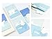 Creative Self-Stick Notes, Sticky Notes, Scratch Pads, Writing Pads Match for Planners/Notebook/School/Office Stationery, 4 Pads/Pack, 30 Sheets/Pad (Polar Bear)