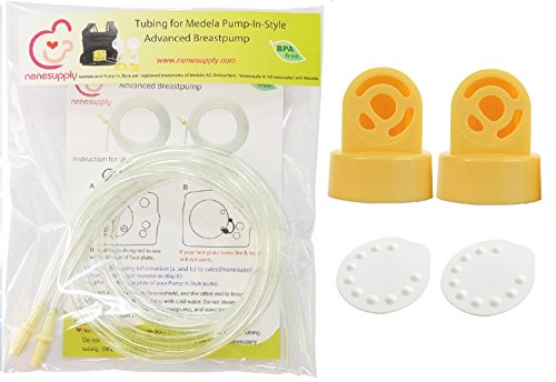 image for Nenesupply Compatible Tubing 2 Tubes 2 Valve 2 Membrane for Medela Pum
