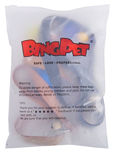 2-Pack-Leather-Dog-Doorbells-Doggie-Potty-Training-Bells-Dog-Bell-for-Housebreaking-with-1-Trainer-Clicker-and-1-Waste-Bag-Dispenser