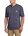 Carhartt Men's Workwear Pocket Henley Shirt, Bluestone, 2X-Large/Tall