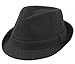 Sakkas Original Unisex Structured Wool Fedora Hat