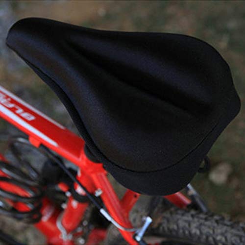 Huldaqueen Silicone Gel Thick Soft Bicycle Bike Cycling Saddle Seat Cover Cushion Pad