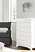 Storkcraft Avalon 5 Drawer Dresser (White) – GREENGUARD Gold Certified, Classic Chest of Drawers for Nursery and Kids Bedroom, Tall Dresser Organizer for Children’s Bedroom