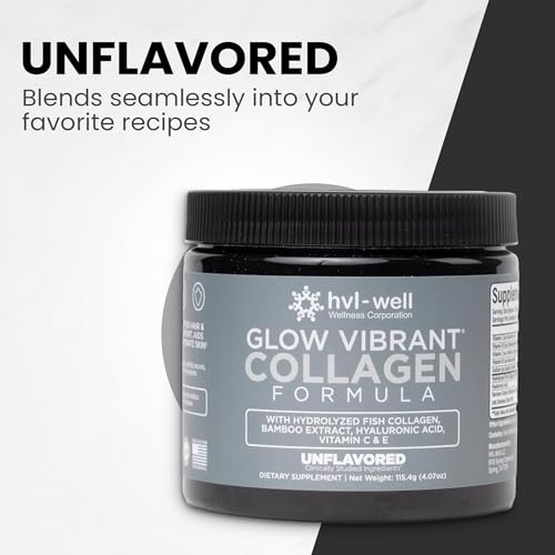 HVL-WELL ORGANIC COLLAGEN PEPTIDE POWDER UNFLAVORED, 20 SERVINGS, 115.4G