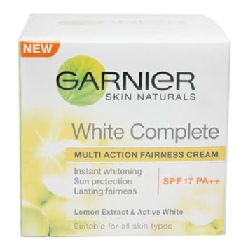 Garnier Skin Naturals White Complete Multi Action Fairness Cream, 18g