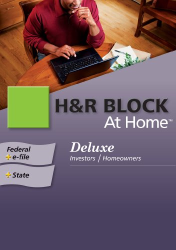 H&R Block At Home 2009 Deluxe Federal + State + eFile [Formerly TaxCut] [Download] [OLD VERSION]
