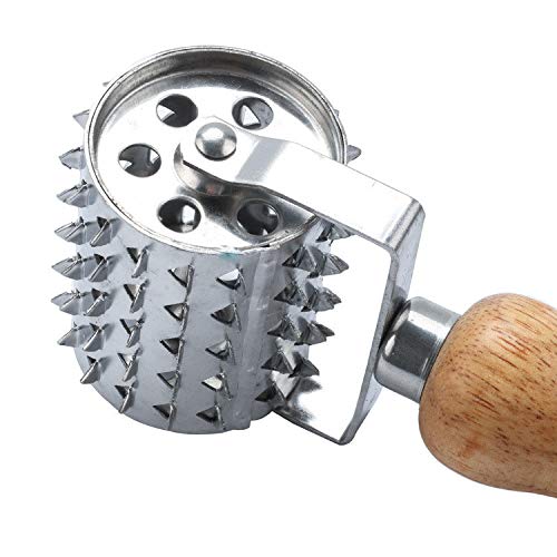 Handheld Stainless Steel Rolling Meat Tenderizer Kitchen Tenderizer Tool for Tendering Steak Beef Pork Chicken - Thumbnail 2