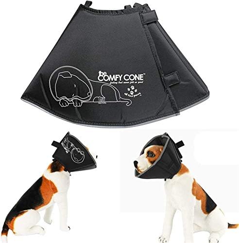 Linashop Dog Cone Collar Dog Cone Soft Cat Collars Cone Cats Protective Collar Dogs Protective Collar Dog Medical Collars Elizabethan Collar For Dogs s (Size : Large)