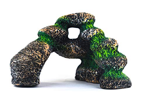 Aqua KT Aquarium Stacked Stone Rock Decor Mountain for Freshwater Saltwater Fish Tank Ornament