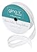 Gina K. Designs for Therm O Web Sheer Satin Fancy Ribbon 5/8 in x 10 yards White/Gold