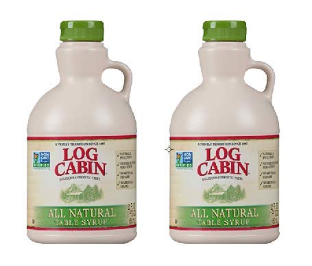 Amazon Com Log Cabin Table Syrup All Natural 22 Oz Pack Of 2
