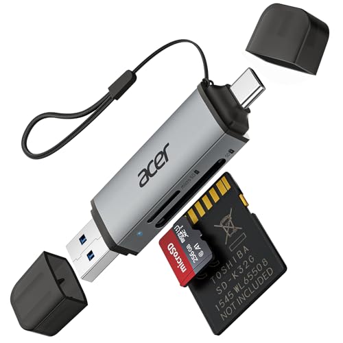 Lector de Tarjetas SD/Micro SD, Adaptador de Lector Tarjetas