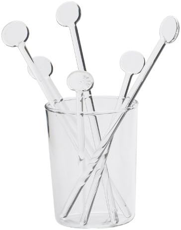Trendglas Jena Others Glass Stirrer, 6 Pieces, Height-18 cm, Other, One Size