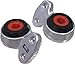 APDTY 016912-POLY Upgraded Polyurethane Control Arm Bushing Set Front Left & Right Lower Rear Compatible With 2003-2008 BMW Z4, 1999-2006 BMW 3-Series (Except XI AWD Models; 31126757623, 31126783376)