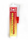 Rescue Bond - All in 1 Industrial Hybrid Adhesive & Sealant, Suitable for Any Material! Made by Rescue Tape (Clear Cartridge)