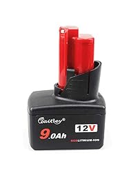 Milwaukee Tools - Batería para Milwaukee Li-ion de 12 V y 9 Ah, 9000 mAh, XC 48-11-2411, 48-11-2440, 48-11-2402