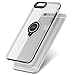 ICONFLANG for iPhone 6s / 6 Crystal Case with Ring Holder Kickstand Function, 360 Degree Rotating Ring Holder Grip Case Ultra Slim Thin Hard Cover for iPhone 6s / 6 (4.7 inches) (Clear)