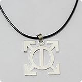 30 Seconds to Mars Inspired Orbis Epsilon Symbol Pendant Necklace Jared Leto, Shannon,tomo Miličević